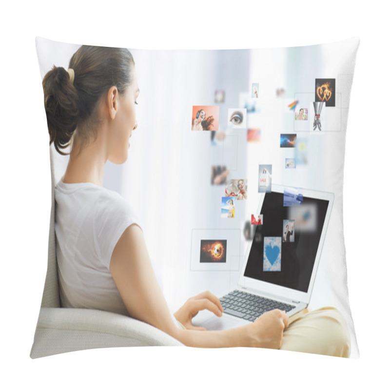 Personality  Working In A Laptop Pillow Covers