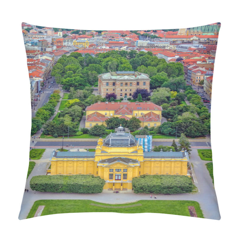 Personality  Art Pavillion In Zagreb. Croatia Pillow Covers