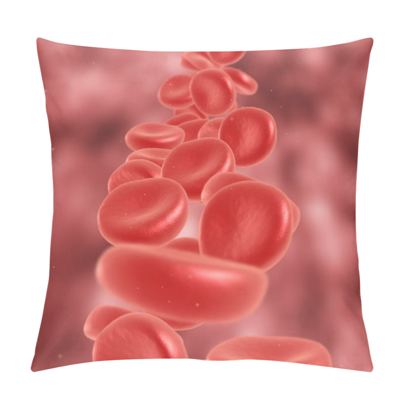 Personality  Red Blood Cell Flowing Pillow Covers