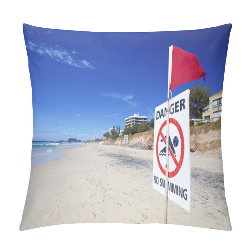 Personality  Danger No Swimming Pillow Covers