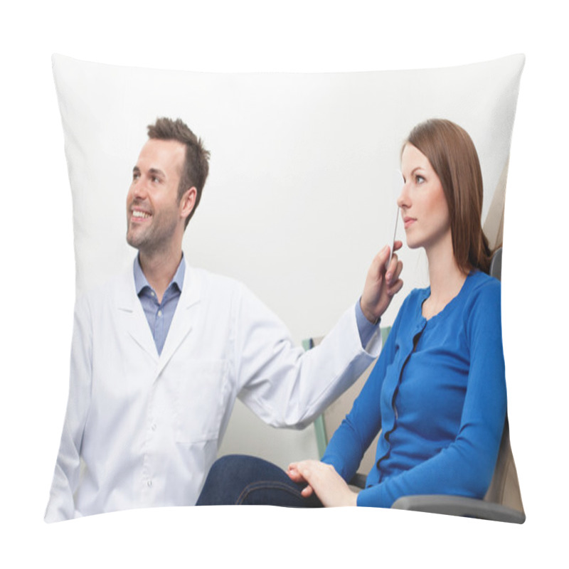 Personality  Optometrist At Work Pillow Covers