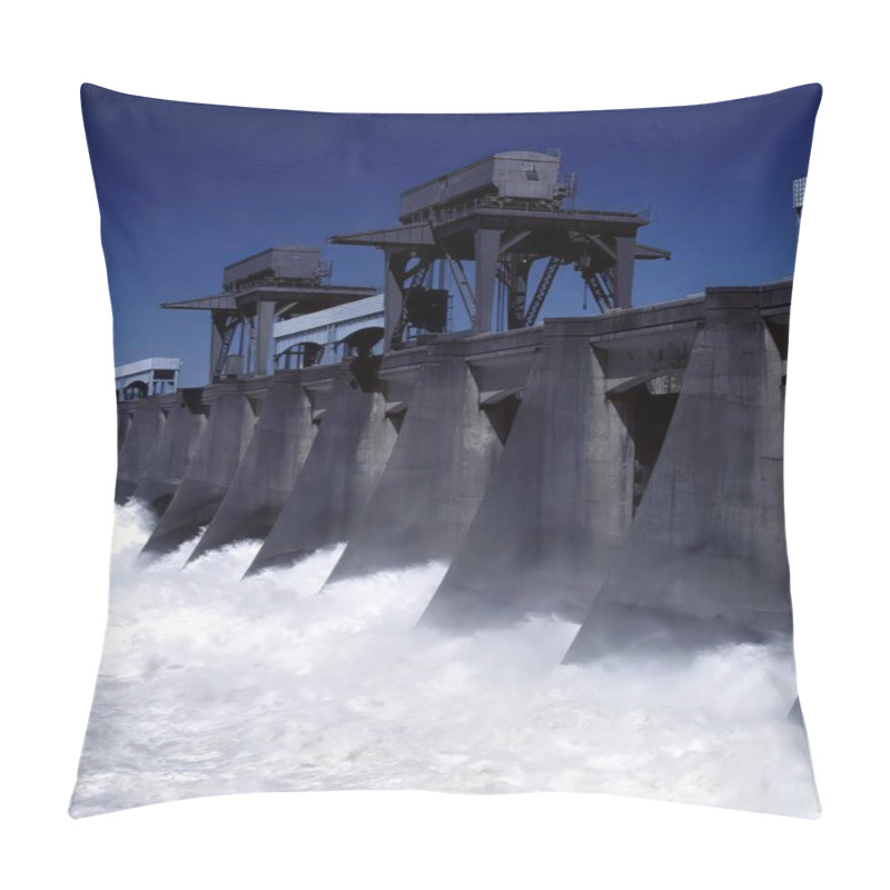 Personality  Dynamic Forces Of Nature: The Interaction Of Water, Wind, And Engineering Structures Pillow Covers