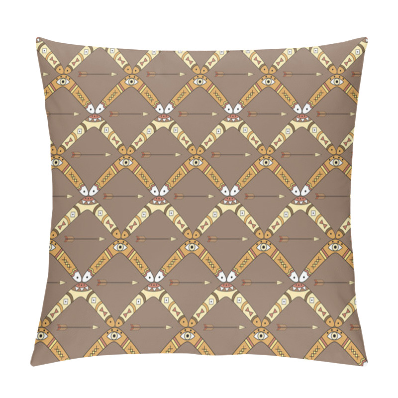 Personality  Seamless Pattern With Boomerangs And Arrows Pillow Covers