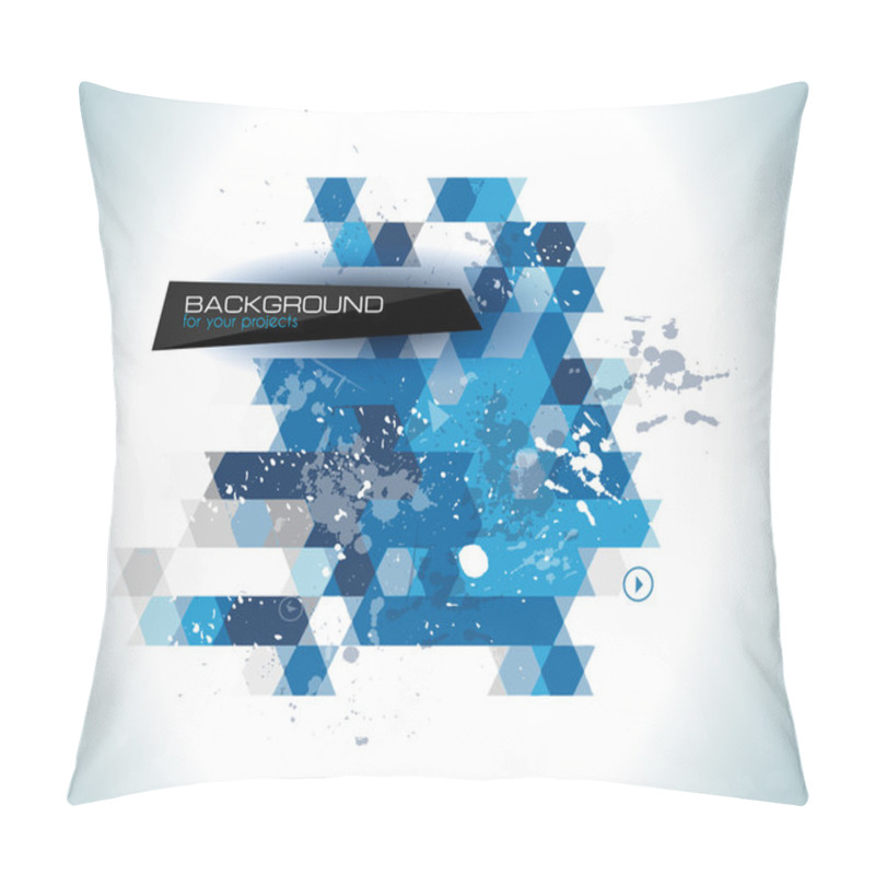 Personality  Modern Polygonal Background Pillow Covers