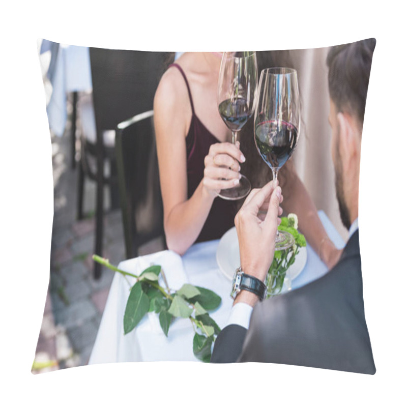 Personality  Couple Clinking Glasses Pillow Covers