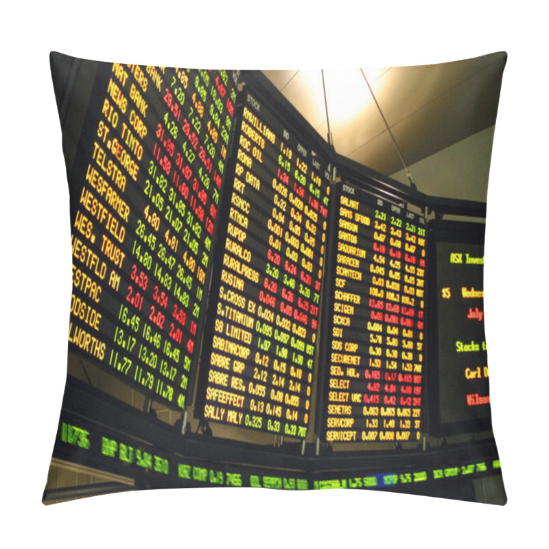 Personality  Stock Market Board Pillow Covers