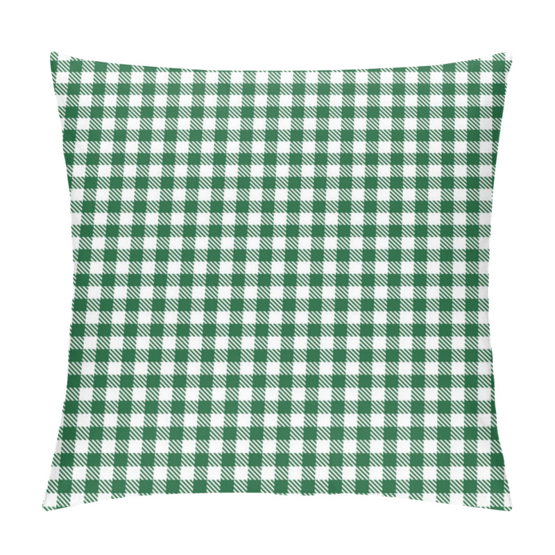 Personality  Checkered Tablecloth Pattern DARK GREEN - Endlessly Pillow Covers