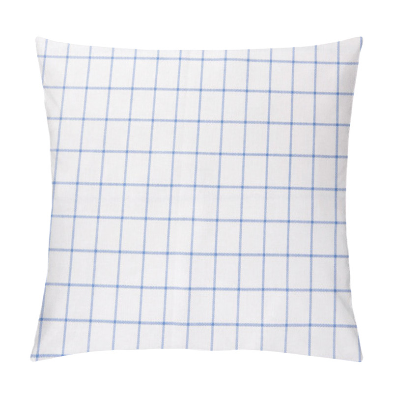 Personality  Background Of Blue And White Cloth Table. Pillow Covers