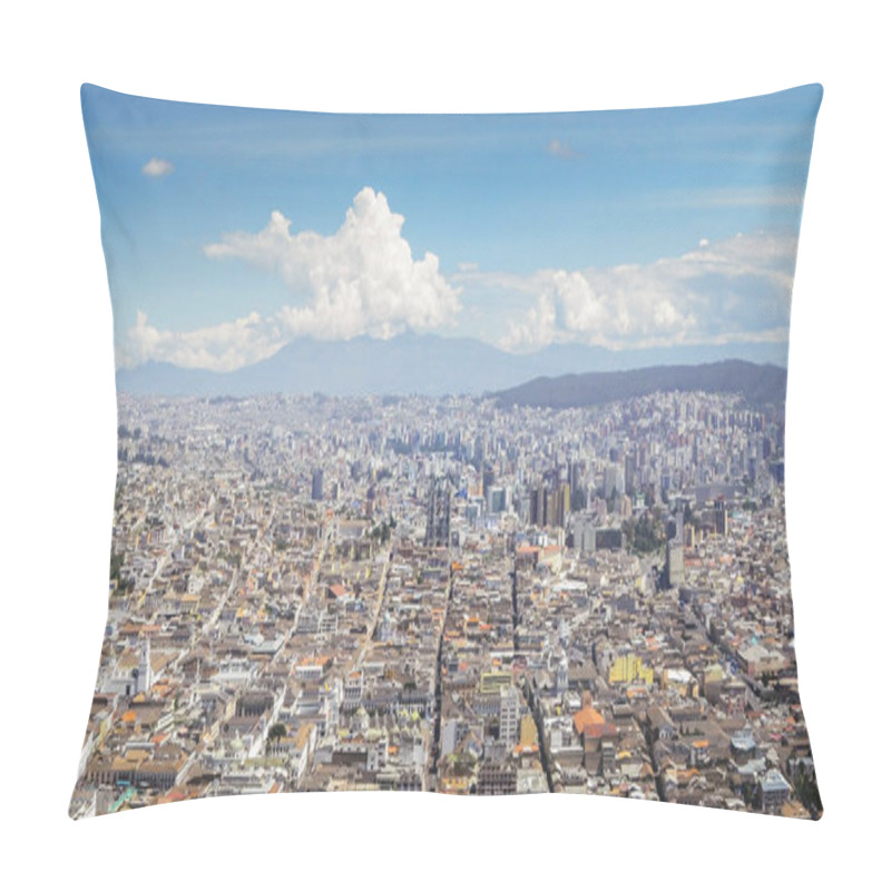 Personality  Panorama Of Quito, Ecuador Pillow Covers