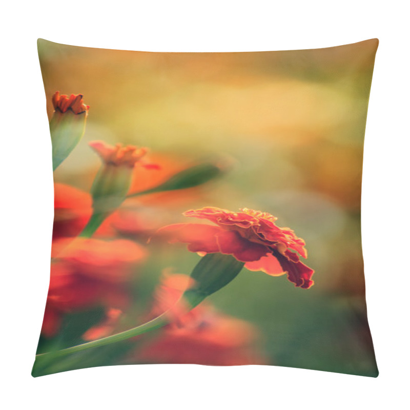 Personality  Red Flowers Pillow Covers