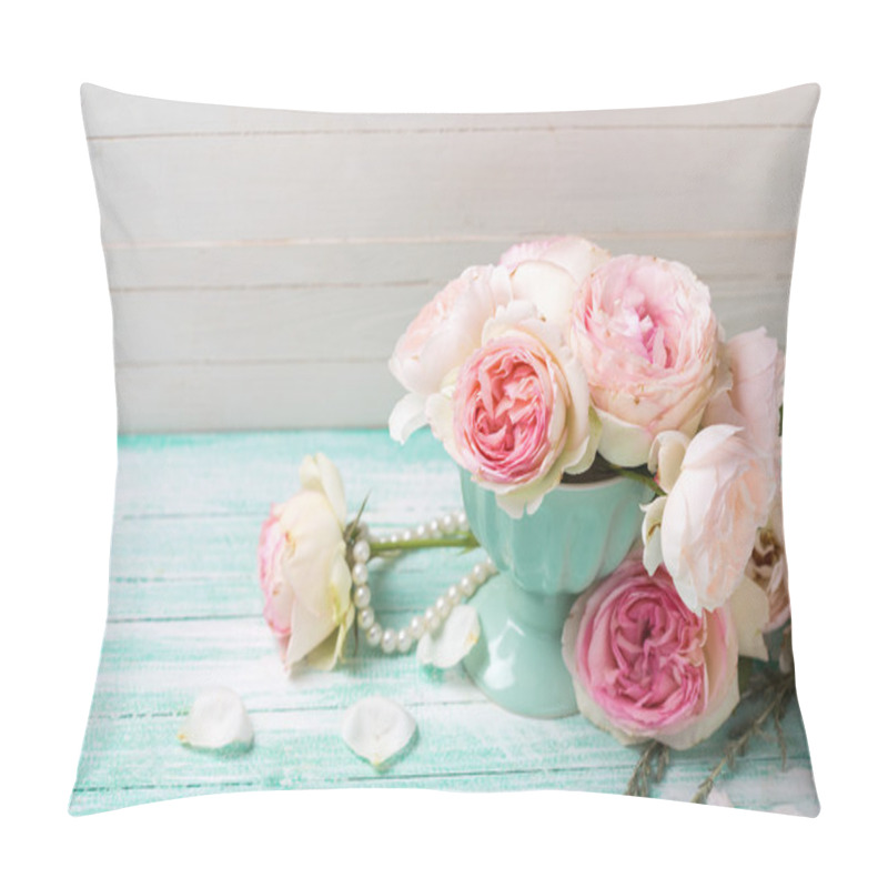 Personality  Sweet Pink Roses Flowers Pillow Covers