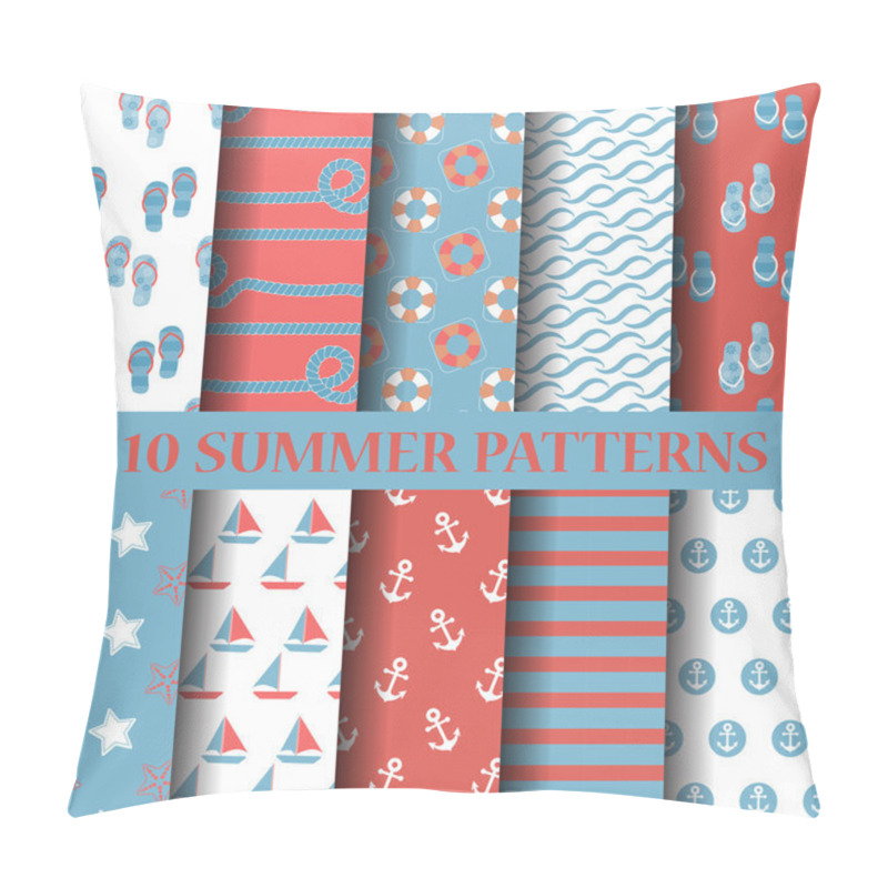 Personality  10 Different Summer Patterns Pillow Covers