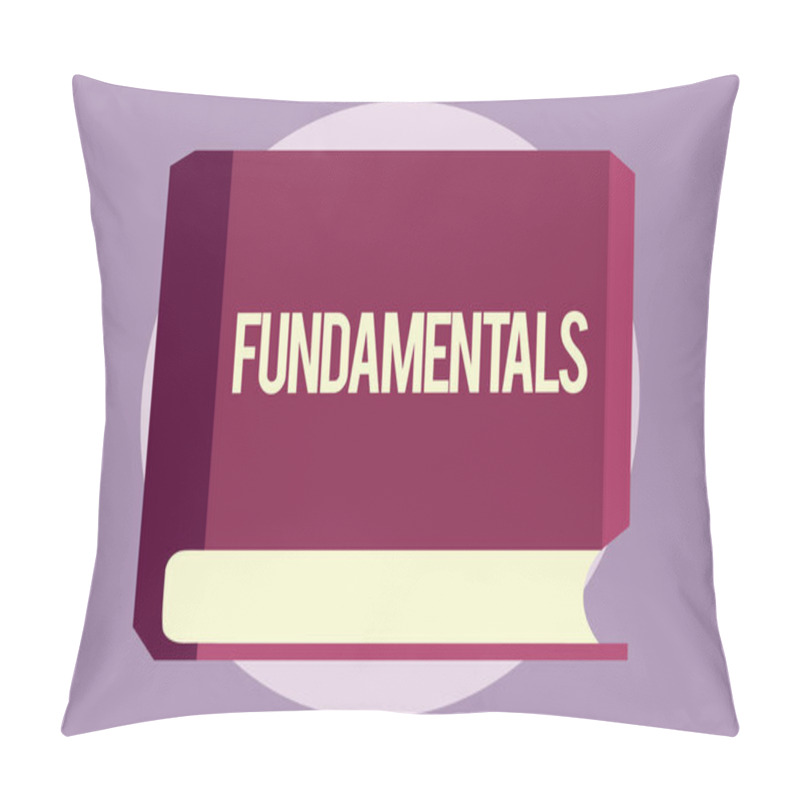 Personality  Conceptual Hand Writing Showing Fundamentals. Business Photo Text Central Primary Rules Principles On Which Something Is Based Pillow Covers