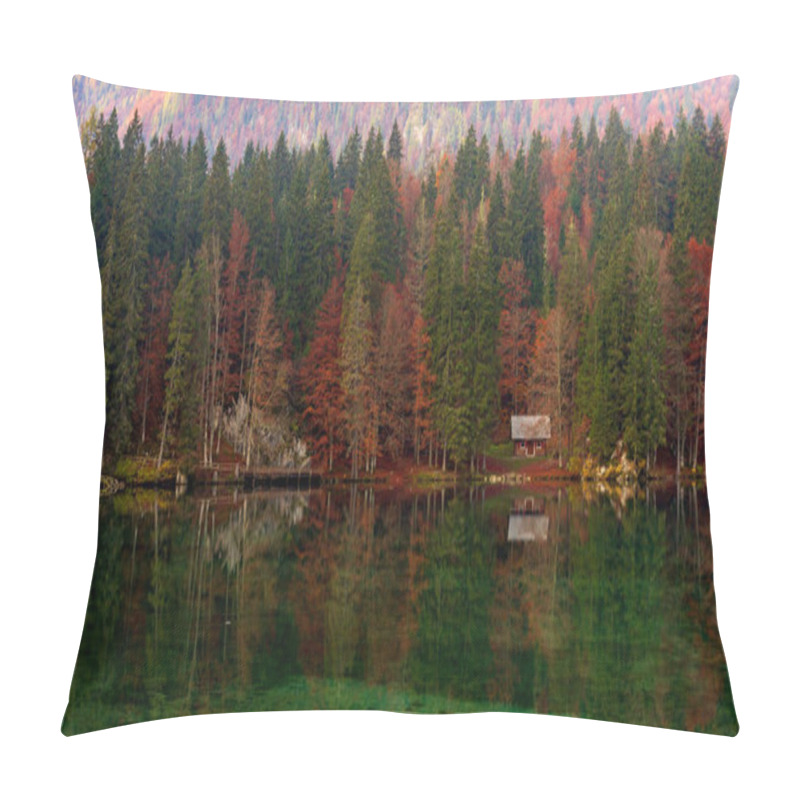 Personality  Autumn Foliage In Fusine Lakes Natural Park, Friuli Italy Pillow Covers