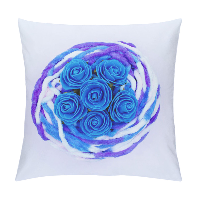 Personality  Flowers And Yarn. Decorative Fashion Art Pillow Covers