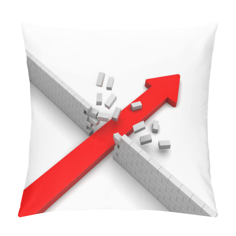 Personality  Arrow Breaking Wall Pillow Covers