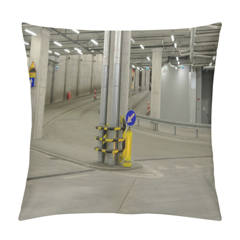 Personality  Interior Of An Urban Tunnel Without Traffic Pillow Covers