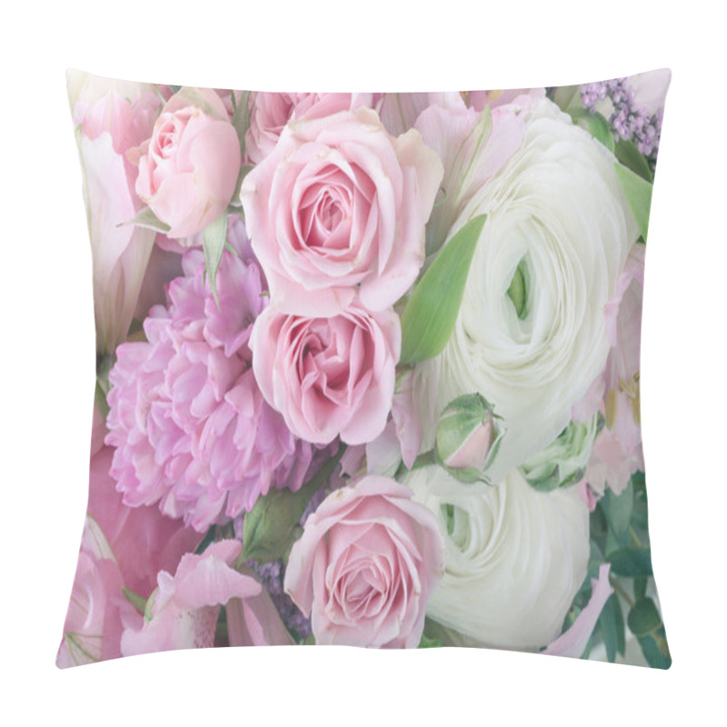 Personality  Amazing Flower Bouquet Arrangement Close Up Pillow Covers