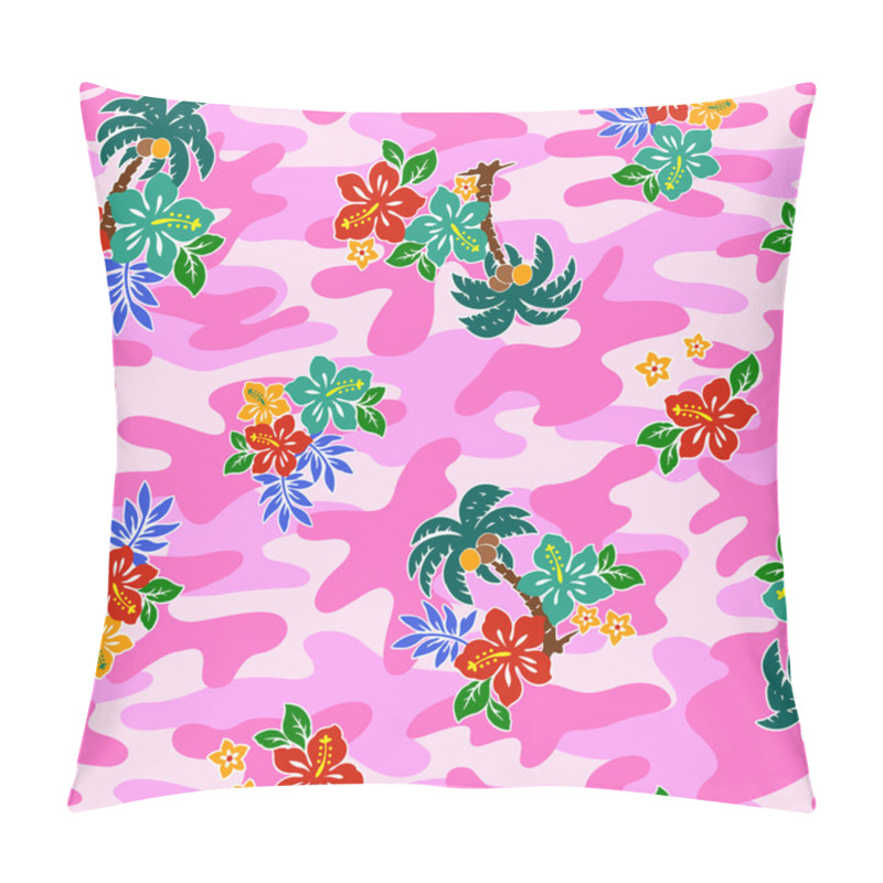 Personality  Repetition Of Hibiscus Pillow Covers