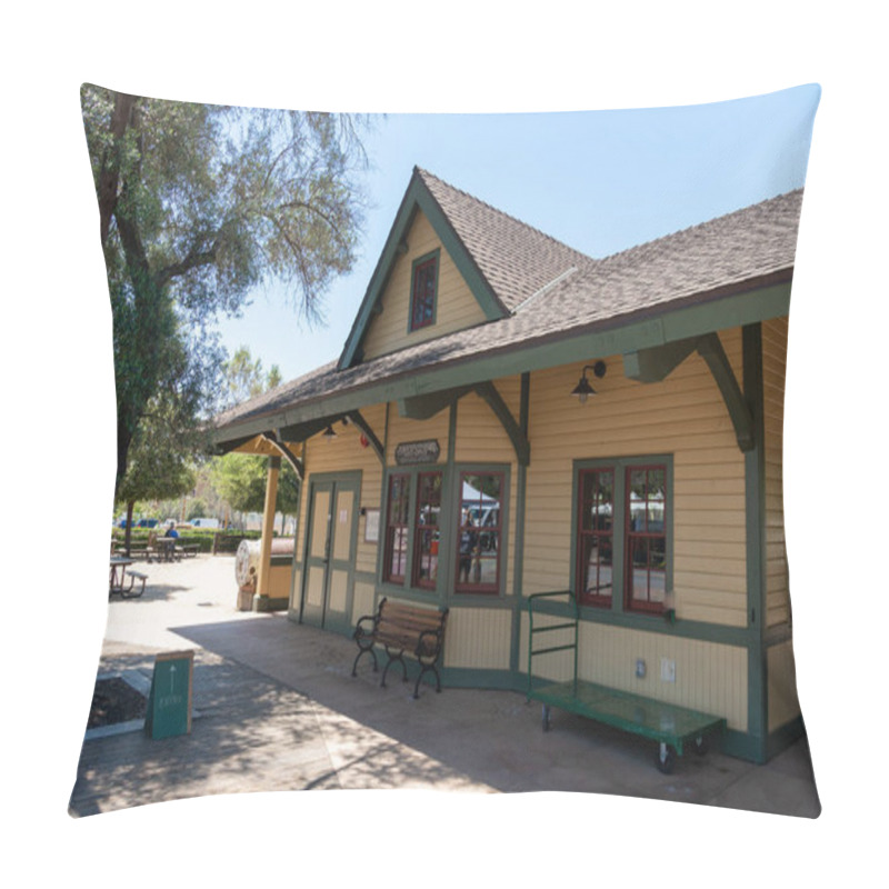 Personality  Old Poway Park And Village, Poway, California Pillow Covers