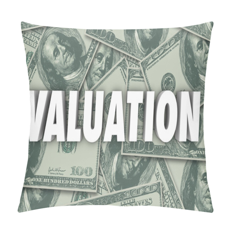 Personality  Valuation Money Background Pillow Covers