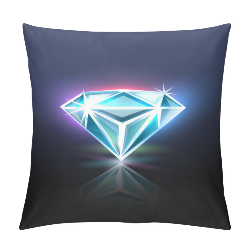 Personality  Diamond On Black Pillow Covers