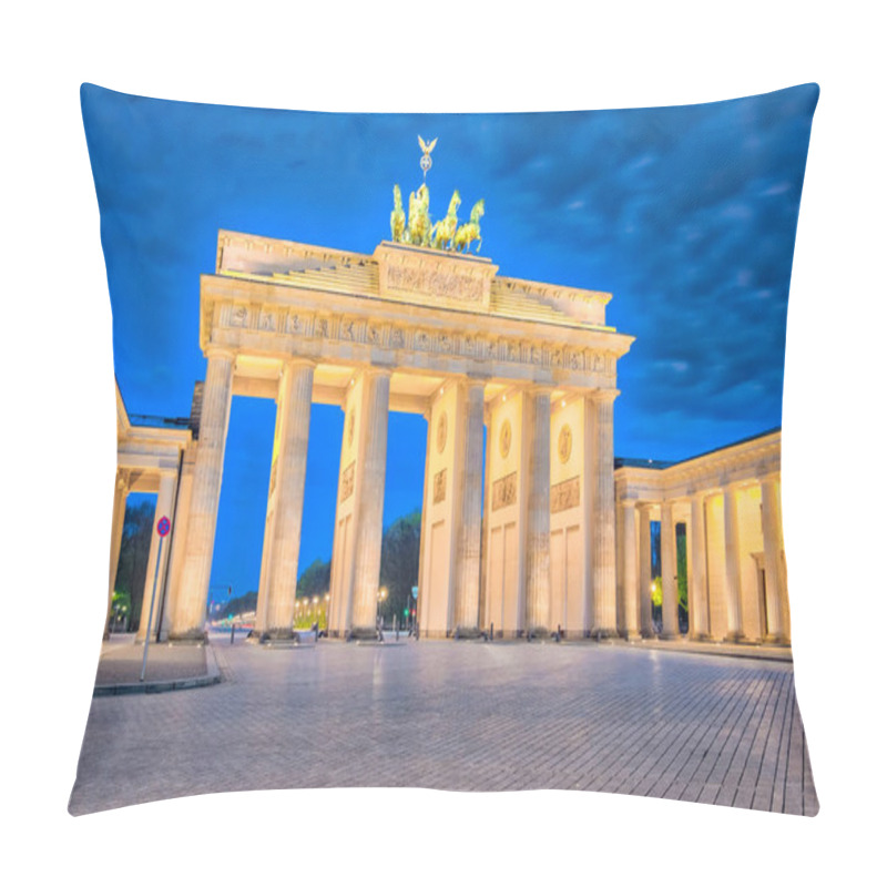 Personality  Brandenburger Tor In Berlin, Germany At Night Pillow Covers