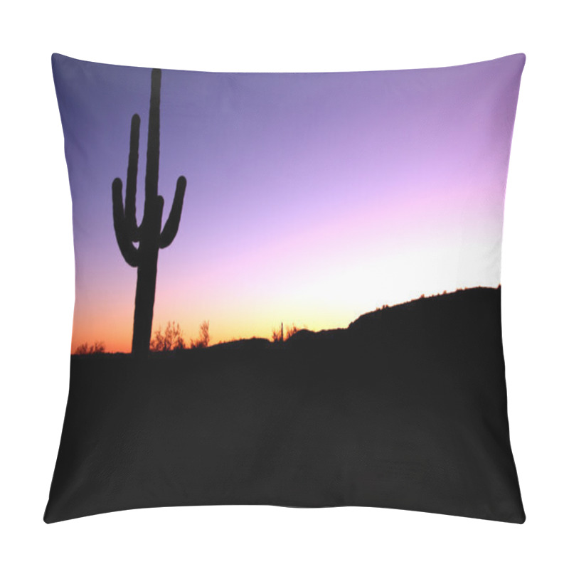 Personality  Saguaro Cactus In The Hills Near Phoenix Pillow Covers