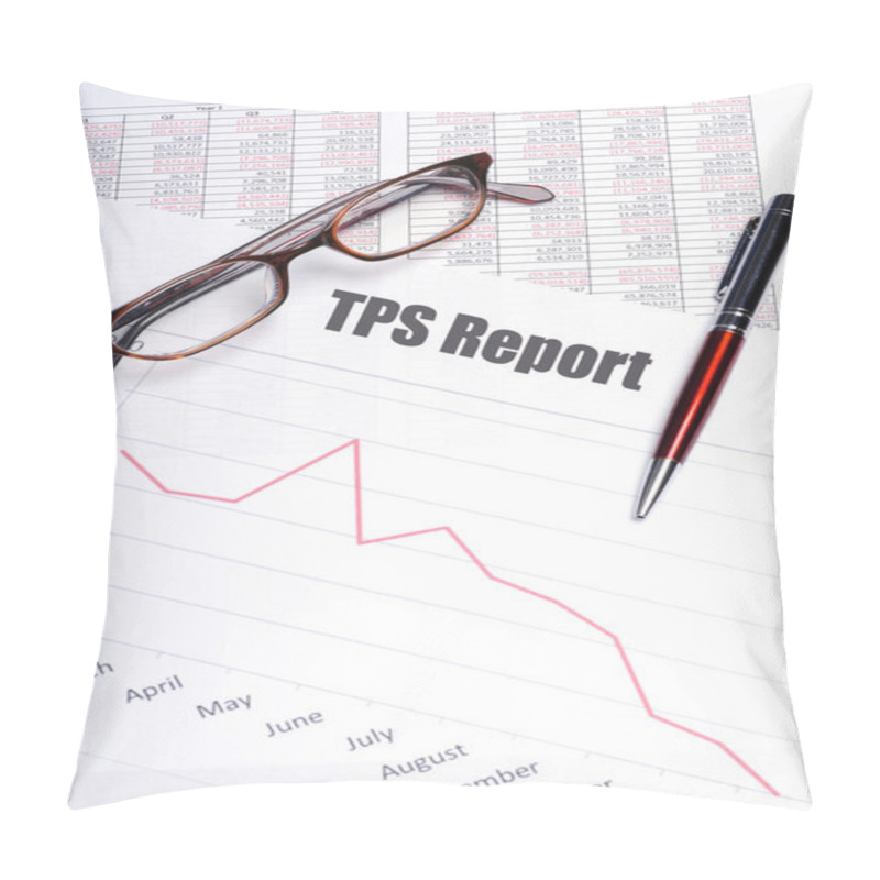 Personality  Testing Procedure Specification Report  Or TPS Report Pillow Covers