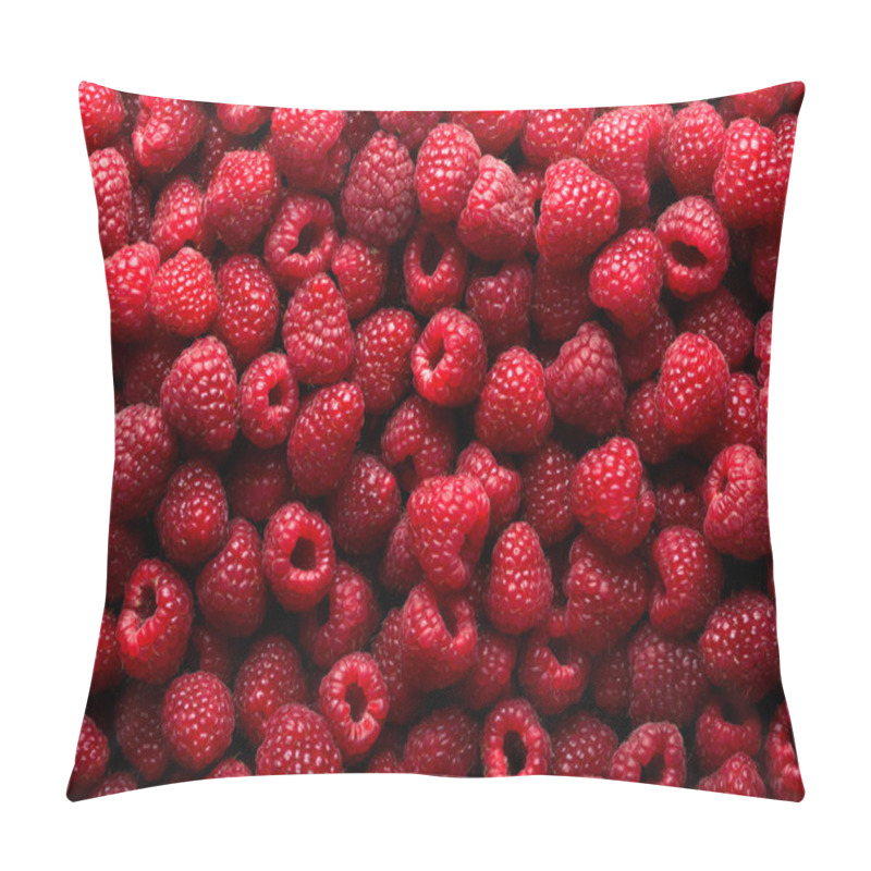 Personality  Raspberry Fruit Background Pillow Covers