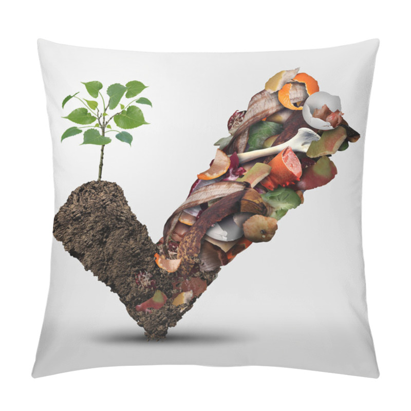 Personality  Compost Environment Symbol Pillow Covers