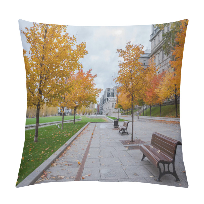 Personality  Montreal City In Autumn, Canada Pillow Covers