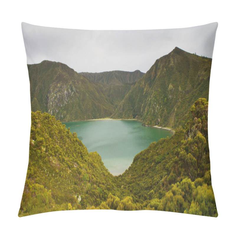 Personality  Lake On A Volcanic Island Pillow Covers