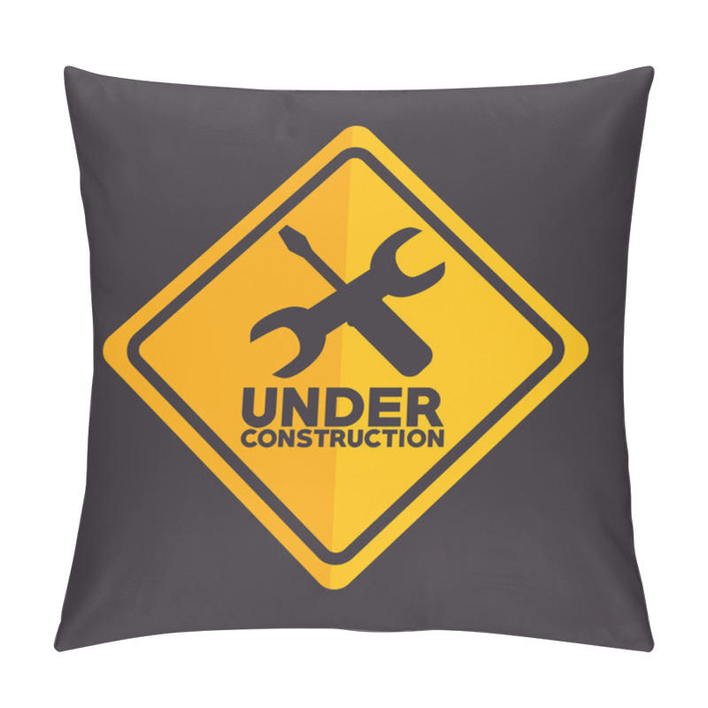 Personality  Site Under Construction Tools Pillow Covers