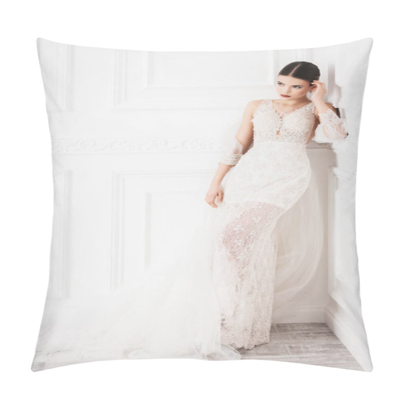 Personality  Wedding Long Dress Pillow Covers