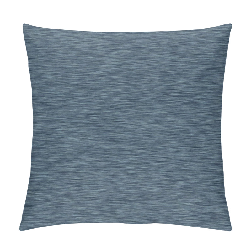 Personality  Dark Blue Denim Marl Vector Seamless Pattern. Heathered Jeans Effect . Indigo Space Dyed Texture Fabric Textile Background. Stonewash Cotton Melange T Shirt All Over Print With Water Feel. EPS 10 Tile Pillow Covers