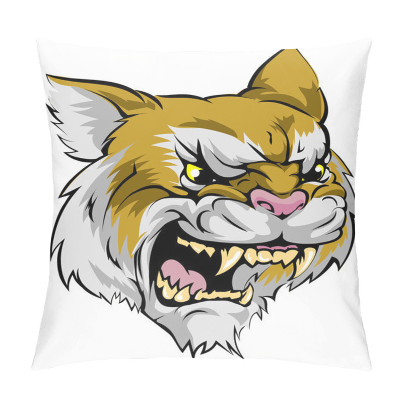 Personality  Wildcat Mascot Character Pillow Covers