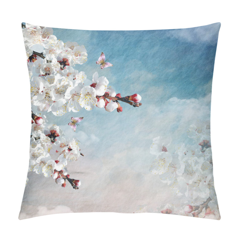 Personality  Springtime Rebirth, A Romantic Background With Delicate Cherry Tree Branch -  Pillow Covers