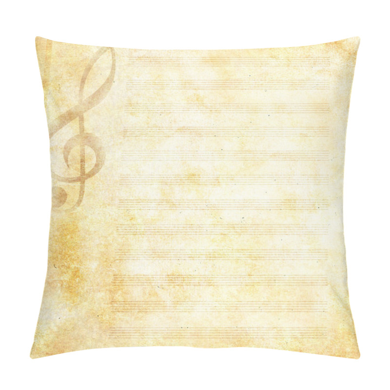 Personality  Grunge Musical Background Pillow Covers