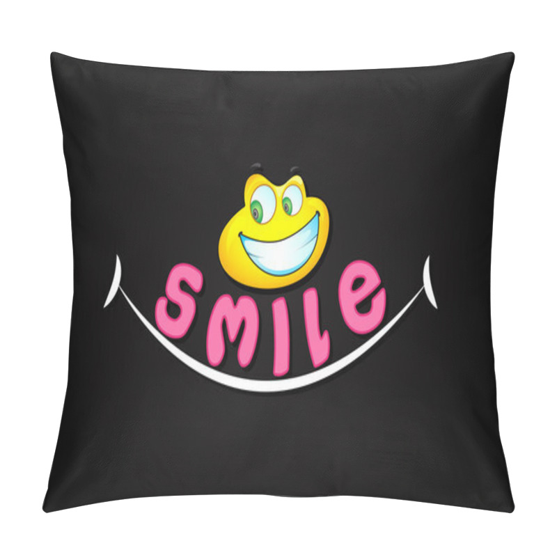 Personality  Smile Background Pillow Covers