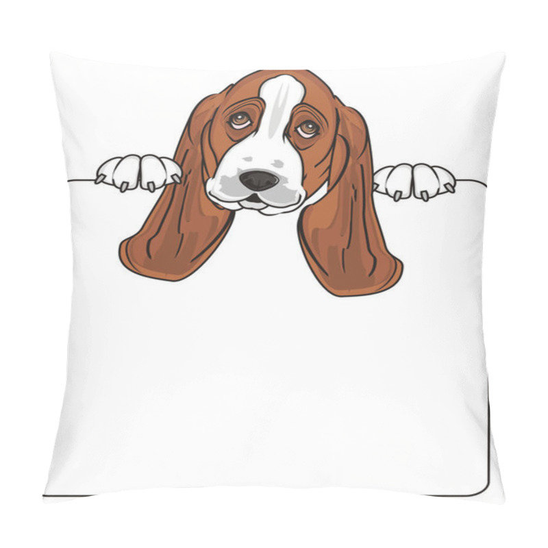 Personality  Cute Basset Hound Pillow Covers