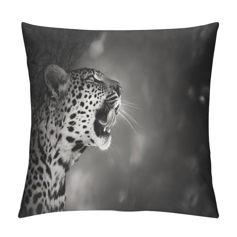 Personality  Leopard Portrait Pillow Covers