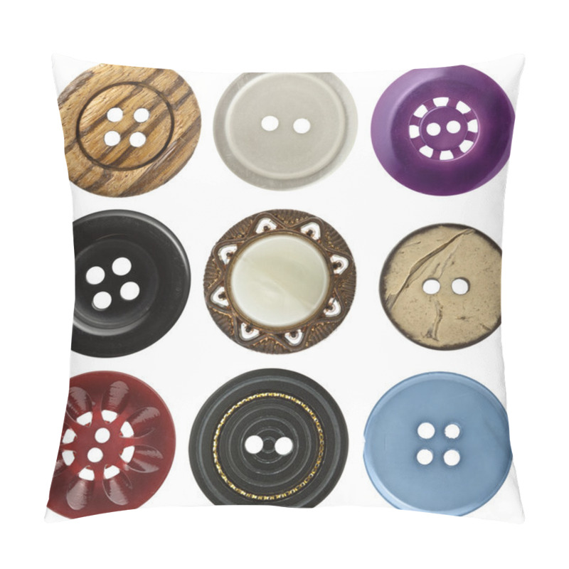 Personality  Sewing Buttons Pillow Covers