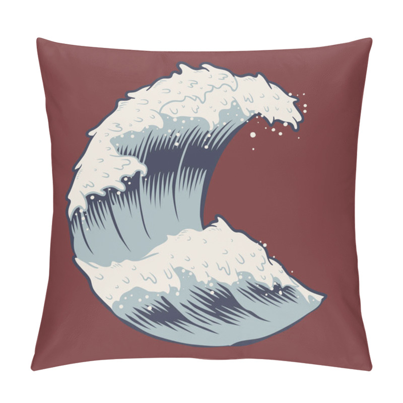 Personality  Illustration Design Of Japanese Tradition Style  Pillow Covers