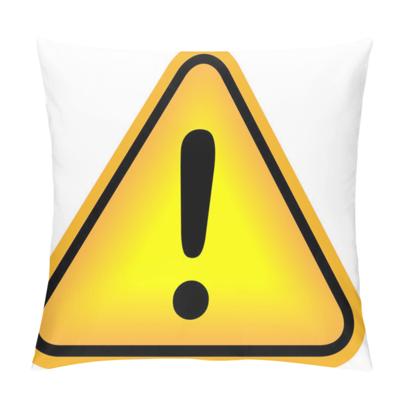 Personality  Attention Exclamation Sign Pillow Covers