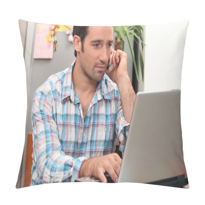 Personality  Computer At Home Pillow Covers