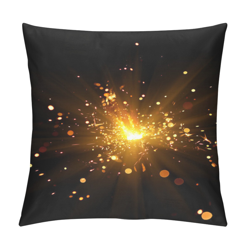 Personality  Burning Sparkler Pillow Covers