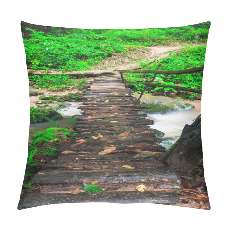 Personality  Footbridge Across The Falls Pillow Covers