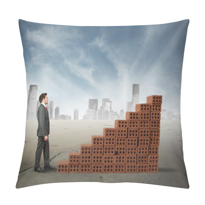 Personality  Building A Business Pillow Covers