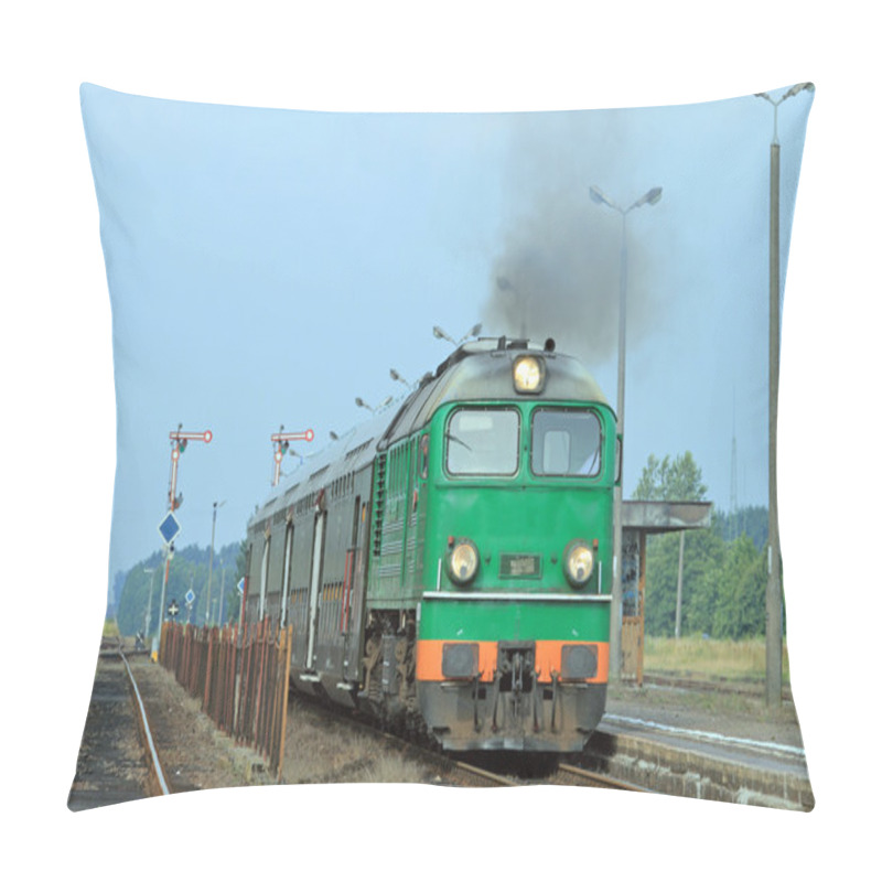 Personality  Passenger Train Pillow Covers